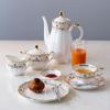 Narumi Prima Donna Gold Tea and Coffee Cup & Saucer Set, 210cc, 2 Pairs