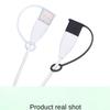Universal Data Line Cable Stopper Covers with Rope Protective Cover USB Plug Protector