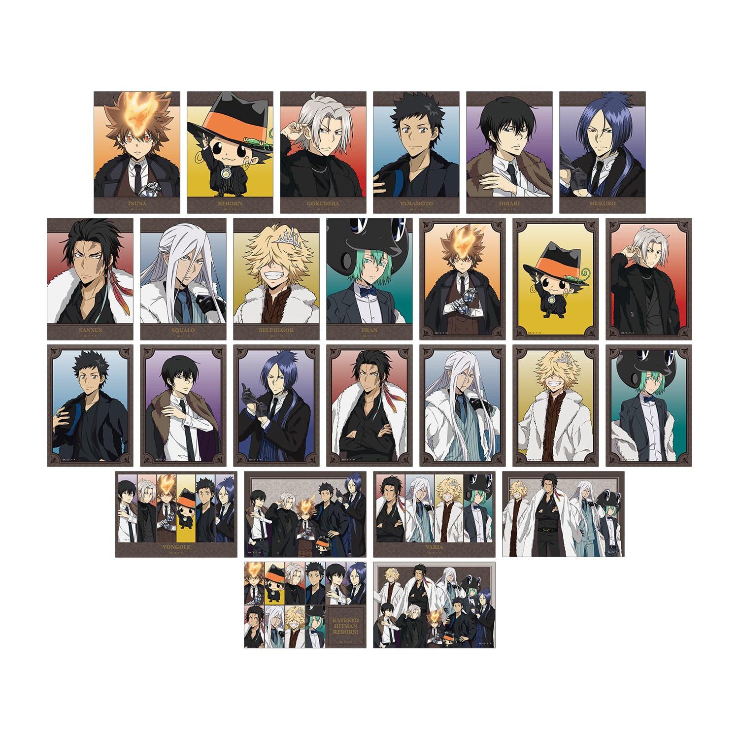 

Katekyo Hitman Reborn Original Fur Coat x Suit Ver. Trading Bromide 26-Piece Box