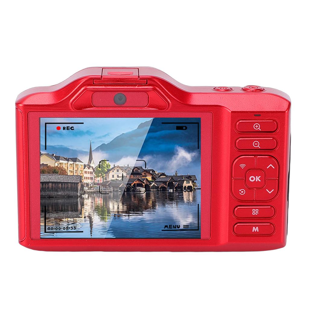 4K 64MP Camera for Photography WiFi Camera with Auto   Dual Camera 18X Digital Zoom 1200mAh Battery for Travel