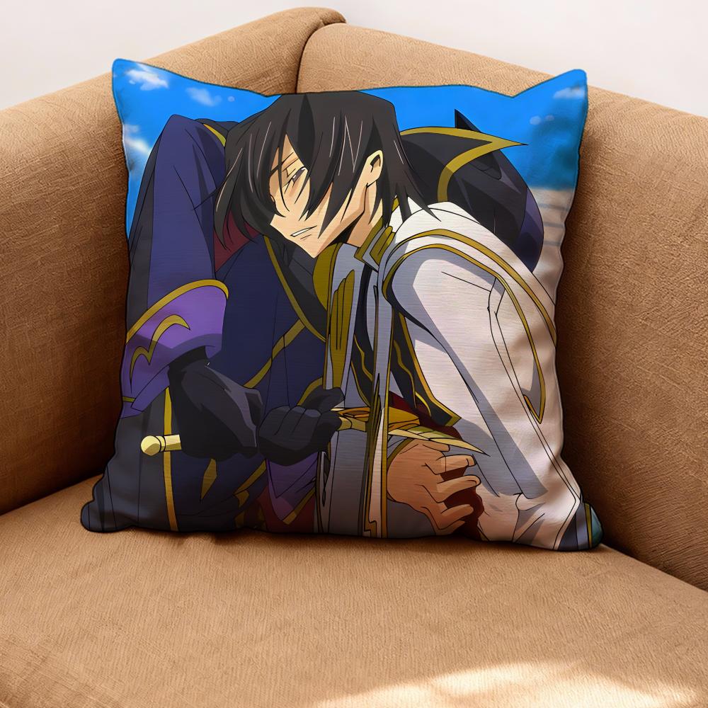 Lelouch of the Rebellion Cushion Cover Premium Comfort Reversible Pillow Cove -Two in One Design for Any Room & Car Interior