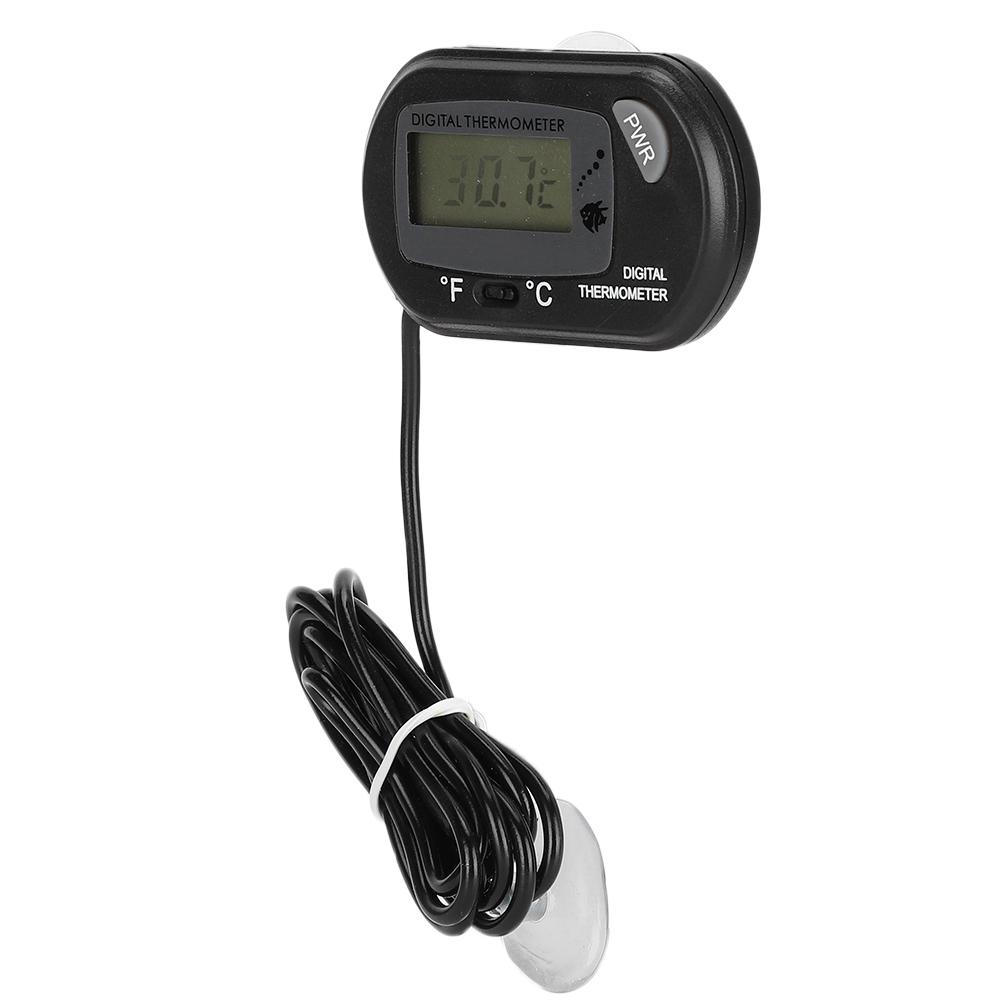 Digital LCD Sensor Aquarium Water Thermometer Controller Wired Fish   Accessories