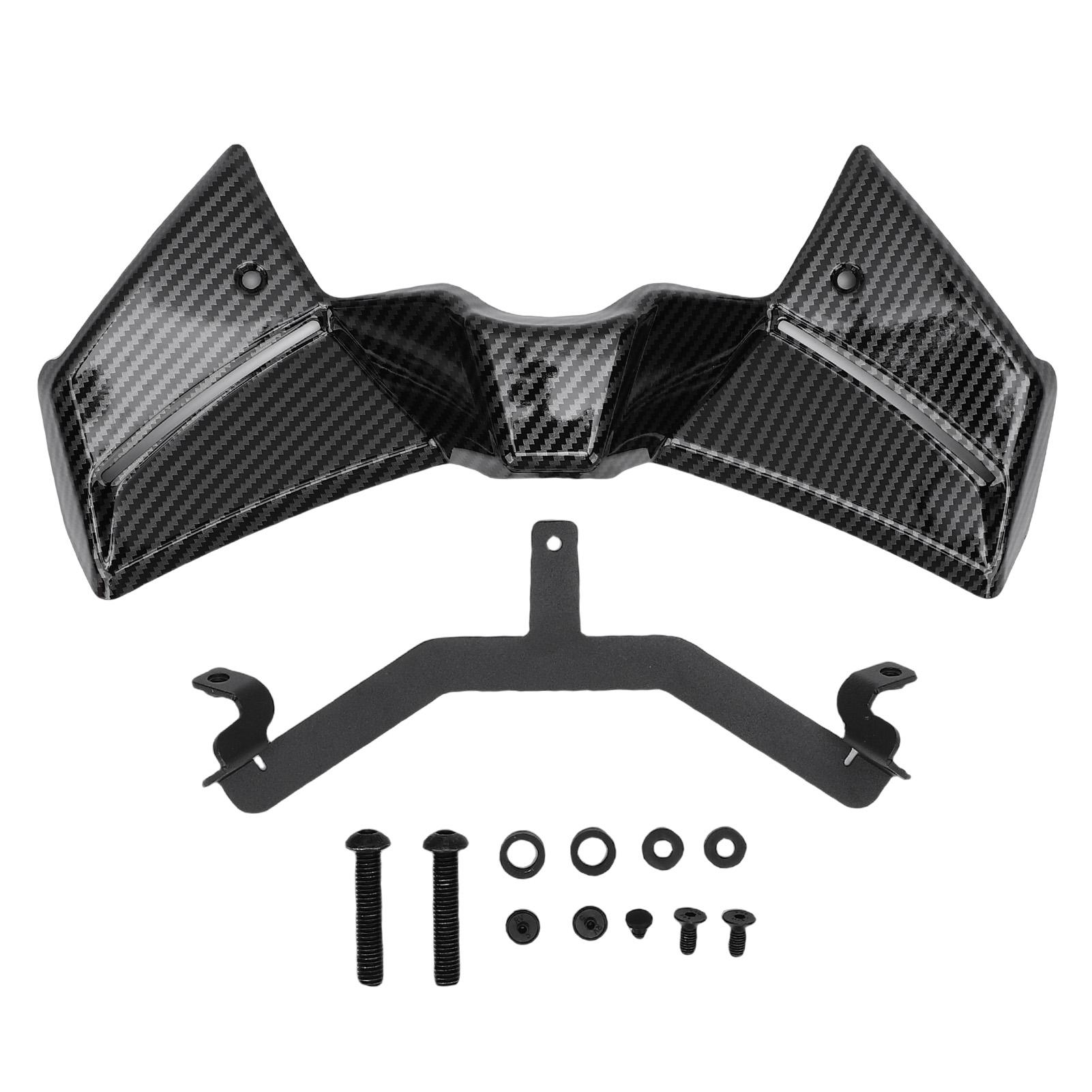 Tomtop Jms Unisex Motorcycle Front Spoiler Kit Aerodynamic Downforce Naked Spoilers Winglet Wing Deflector Replacement For Mt 09 Sp Y Amt