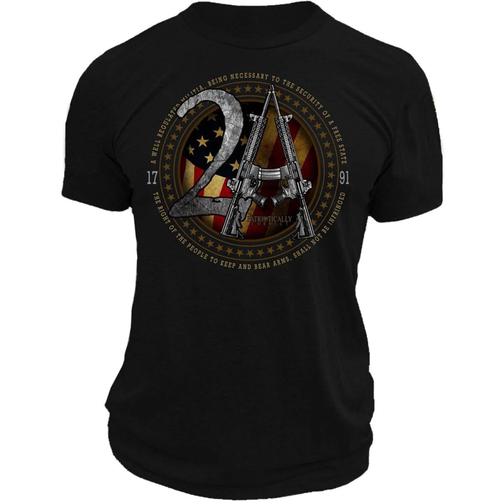Shall Not Be Infringed. 2nd Amendment T-Shirt 100% Cotton O-Neck Summer Short Sleeve Casual Mens T-shirt Size S-3XL - Men s S... S разноцветный