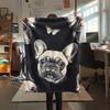 Cartoon Images of Cats Dogs Print Flannel Blanket,High Quality Comfortable for All Seasons,Home Decor,Warmth and Comfort,Perfect for Christmas Gifts
