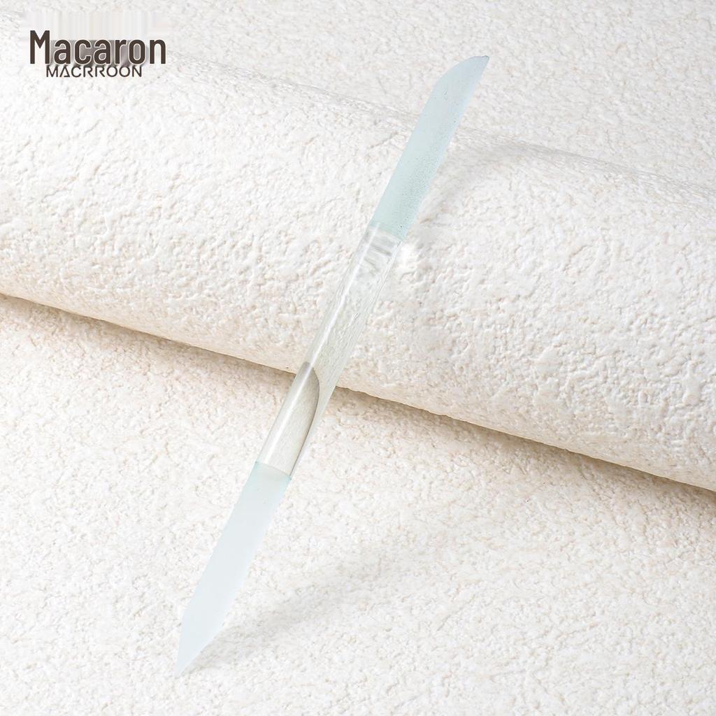 Lime à ongles et tampon double face en cristal bleu nano - Outil de manucure à grain fin