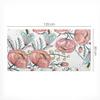 Gaming Mouse Pad and Keyboard Pad Floral Retro Pattern 120X60 Cm