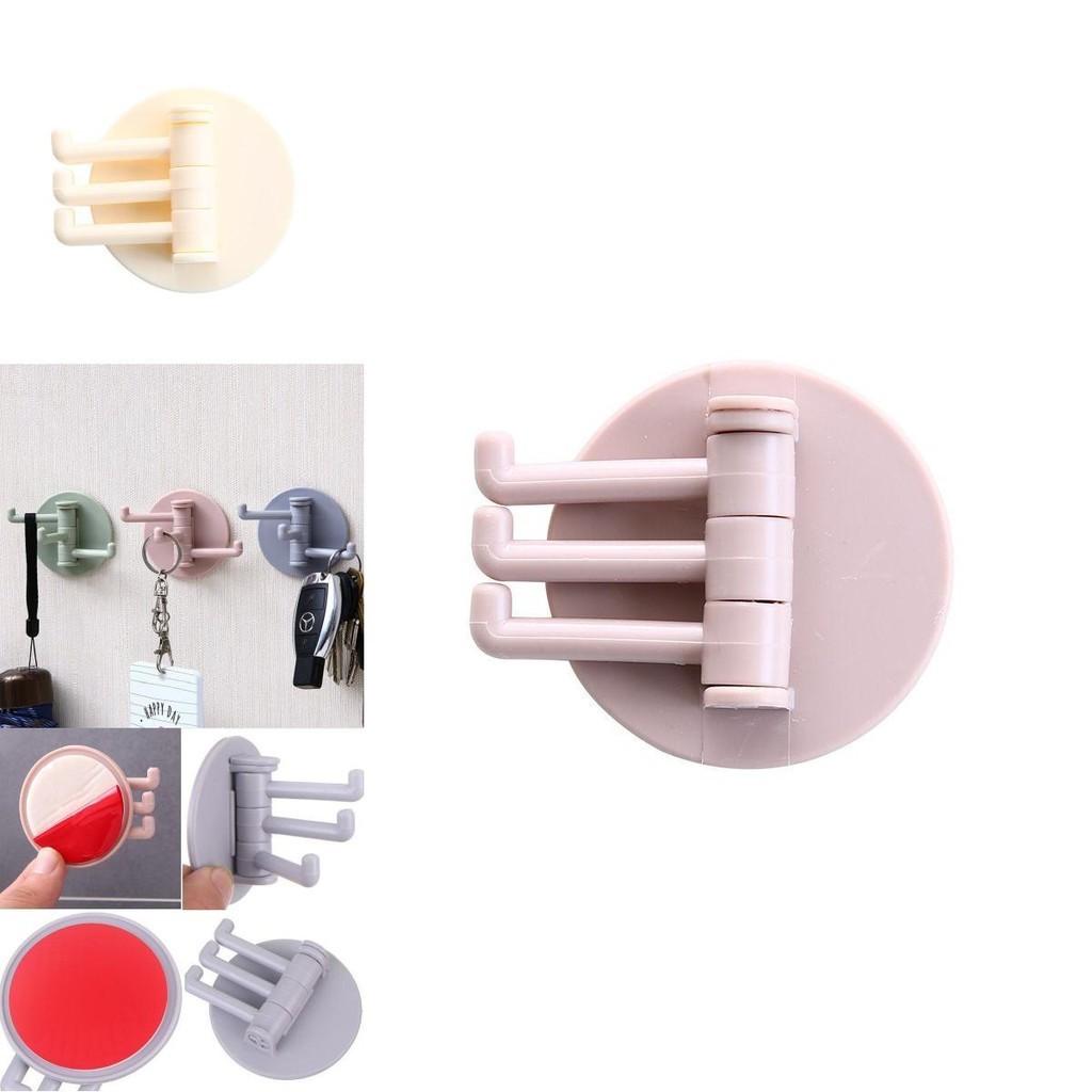 Versatile Rotatable Seamless Adhesive Hook Ideal For Kitchen Towel Wall Hanger Organization