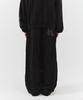 PARAKEET Cut-Off Applique Sweatpants (Black)