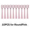 10 bucăți capete de periuță de înlocuire pentru aspirator pentru Usmile Y1S/Y4/U1/U2/U3/P1/P4 Gamă completă moale DuPont Sonic duze de curățare pentru periuță de dinți electrică