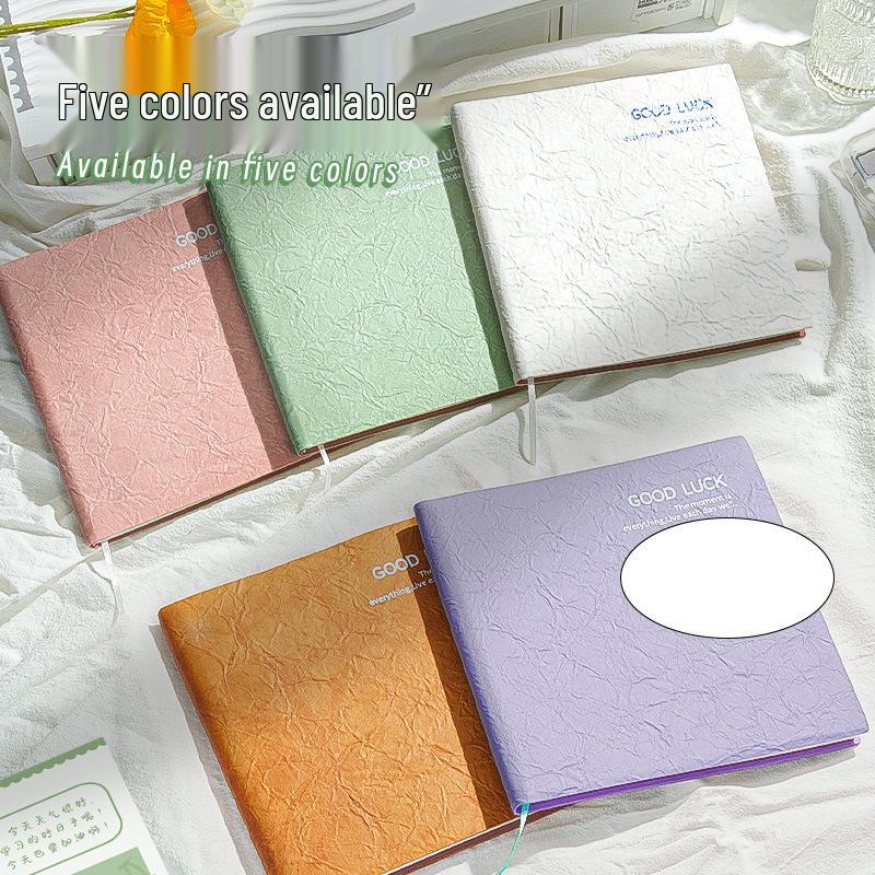 

Бесплатная доставка: Премиальный блокнот в клетку с обложкой из мятой кожи для студентов колледжа.