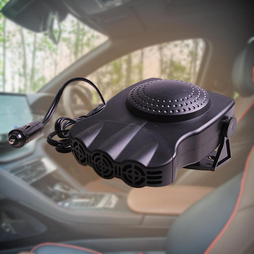 Auto Heater Car Accessories 2 Modes Fast Heating 150W 360 Degree Rotation Demister Windshield Defogging Demister Space Heater