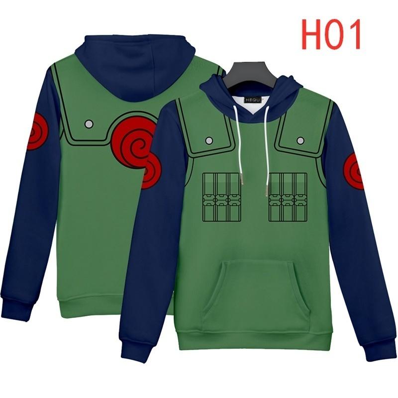 Унисекс Мужчины Женщины Подростки Мультфильм Японское Аниме 3D Печати Толстовки Мода Акацуки Облако Логотип Печать С Длинными Рукавами Свободная Толстовка С Капюшоном Пуловеры Топы 6XL