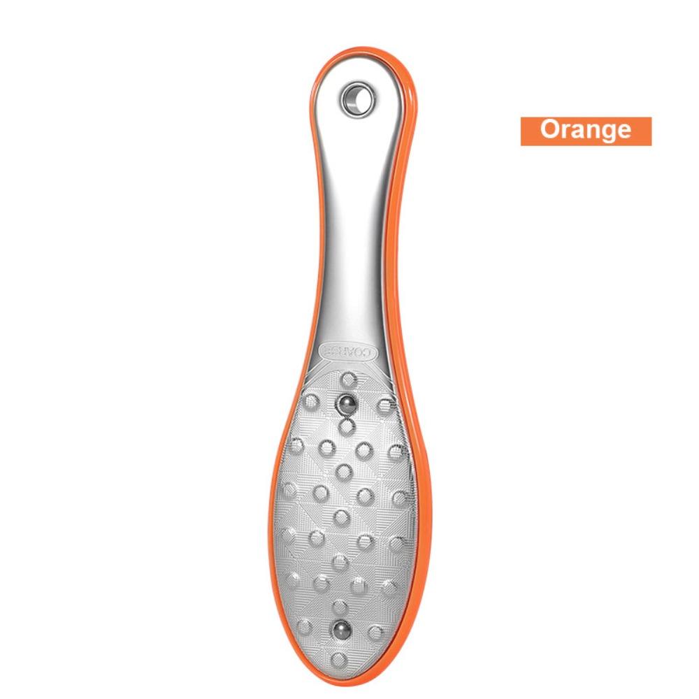 Stainless Steel Dead Skin Remover Double-sided Foot File New Foot Rasp  Foot Care оранжевый