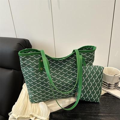 Summer Trendy Vintage Print Large Capacity Tote Bag - Unique Niche Shoulder Bag for Daily Beach Casual