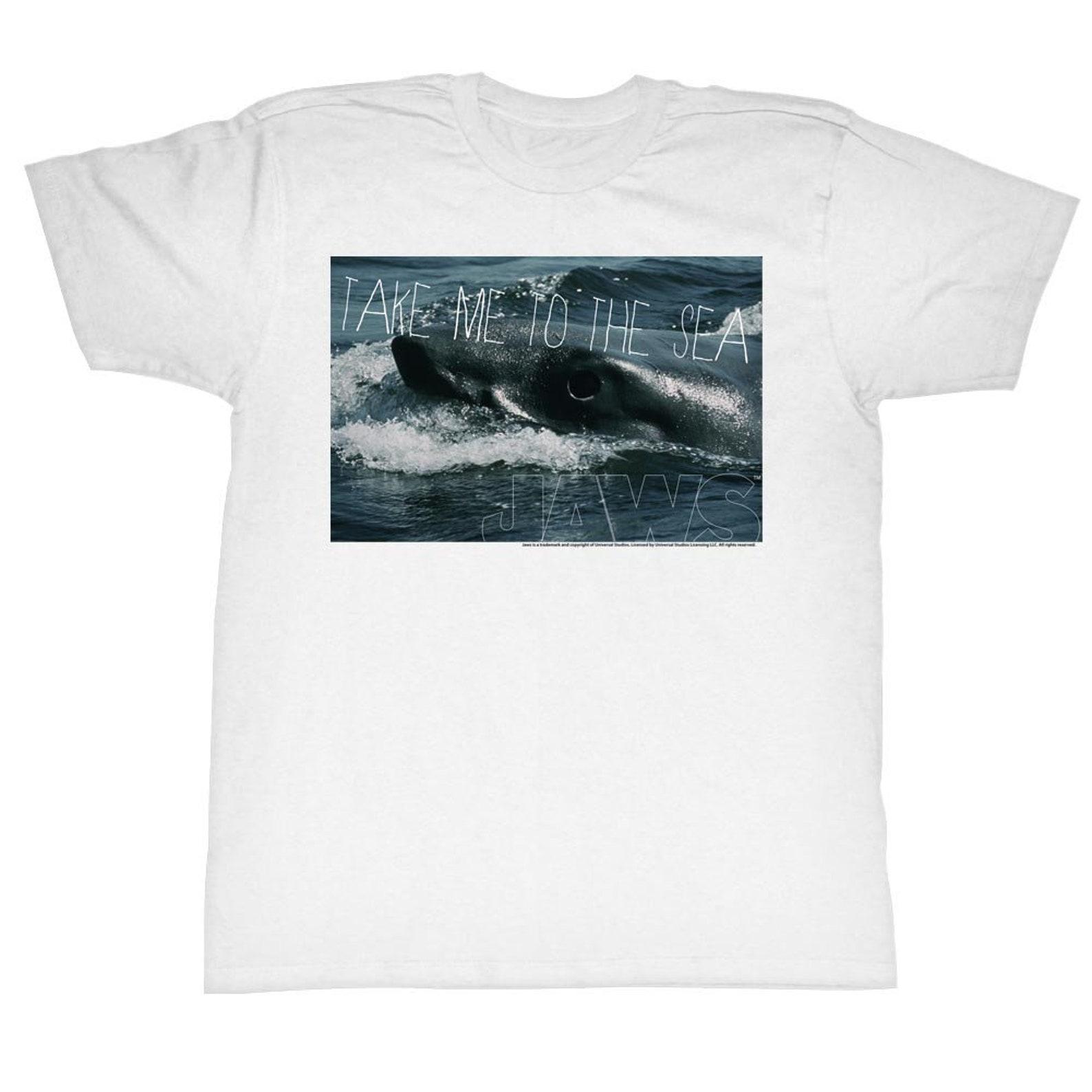 Jaws Sea Legs White Adult T-Shirt L