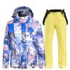 Korean Style Winter Ski Suit: Warm, Thickened Set for Men & Women