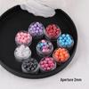 8MM Colorful Striped Resin Beads for DIY Jewelry