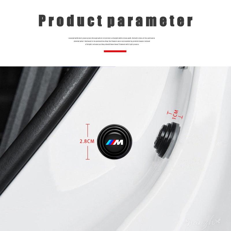 BBKX7 Car Door Shockproof Pad For Bmw F20 F30 G20 F31 F34 F10 G30 F11 X3 F25 X4 I3 M3 M4 1 3 5 Series Anti-collision Silicone Sticker