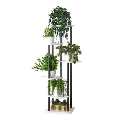 Luxurious Multi-Layer Iron Flower Rack for Indoor & Balcony Display