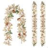 Artificial Maple Leaves Garland Pumpkin Fake Plants Autumn Fall Home Decoration Thanksgiving Halloween Christmas Wedding Decor