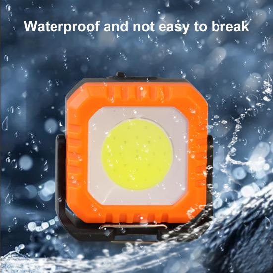 LED Work Light Magnetic Rechargeable Type-C Charging 5 Modes 180 Degrees Rotatable Flood