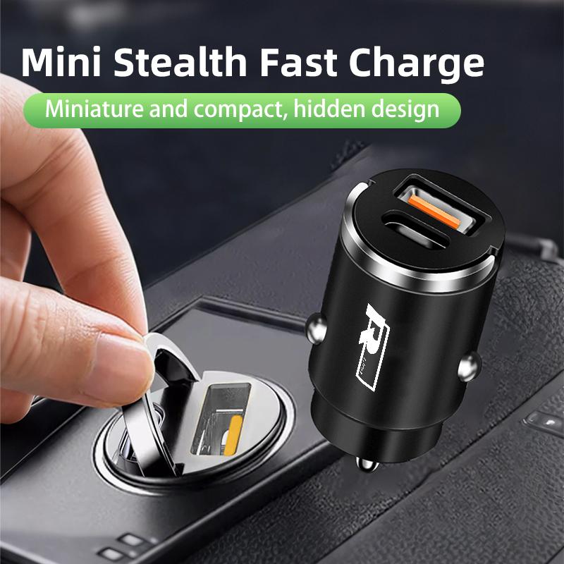 Mini Car Charger Fast Charging USB Type C Car Phone Charger For Volkswagen VW Polo CC Bora Golf Jetta Lavida Lamando Magotan GTIJD9