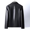 Herren Lammleder Lederjacke mit Revers
