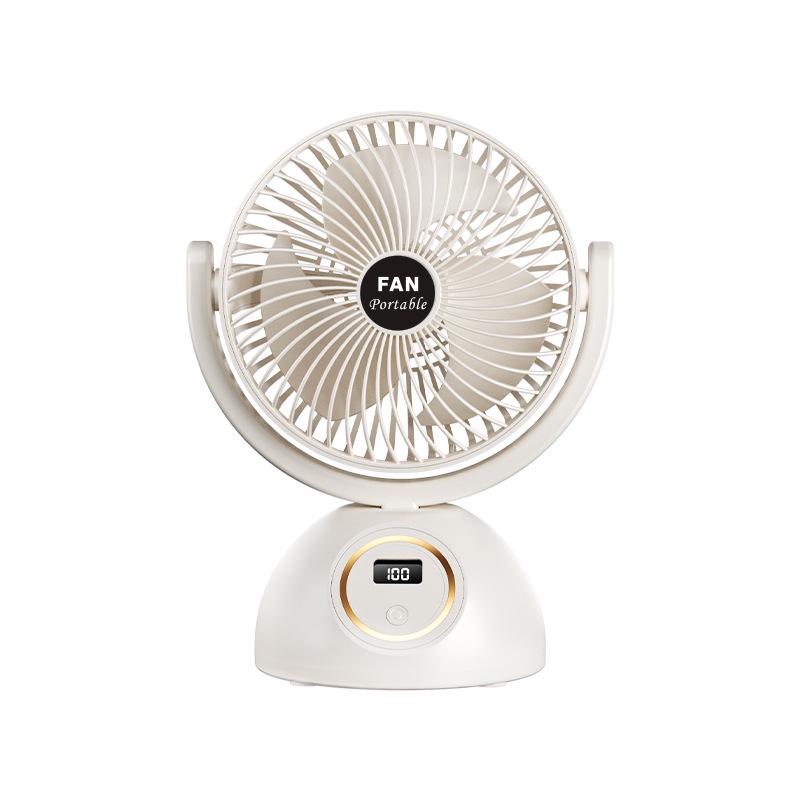 

Best-Selling Wall-Mounted Desktop Fan with Long Battery Life, Quiet USB Operation, and Smart Digital Display 20x13.5x27 cm