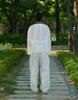 Ordinary People Re : Leather Collar French Shacket [White]