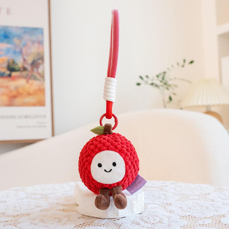 Portachiavi Peluche Varie Frutta Bambole Frutta Carine Mirtillo Pitaya Anguria Mangostano Kawaii Decorazione Borsa Regalo Per Ragazza