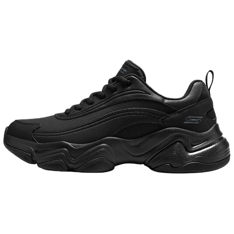 Skechers DLites Comfortable Durable Low-Top Dad Shoes Men sneakers Black 118336-BBK 39