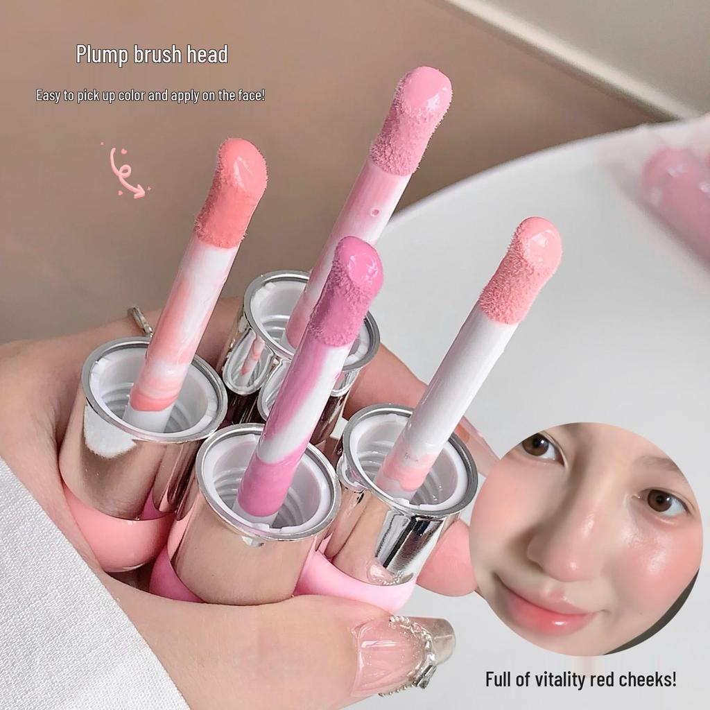 SHAQINUO Korean Style Energetic Liquid Blush Stick for a Natural, Brightening Glow