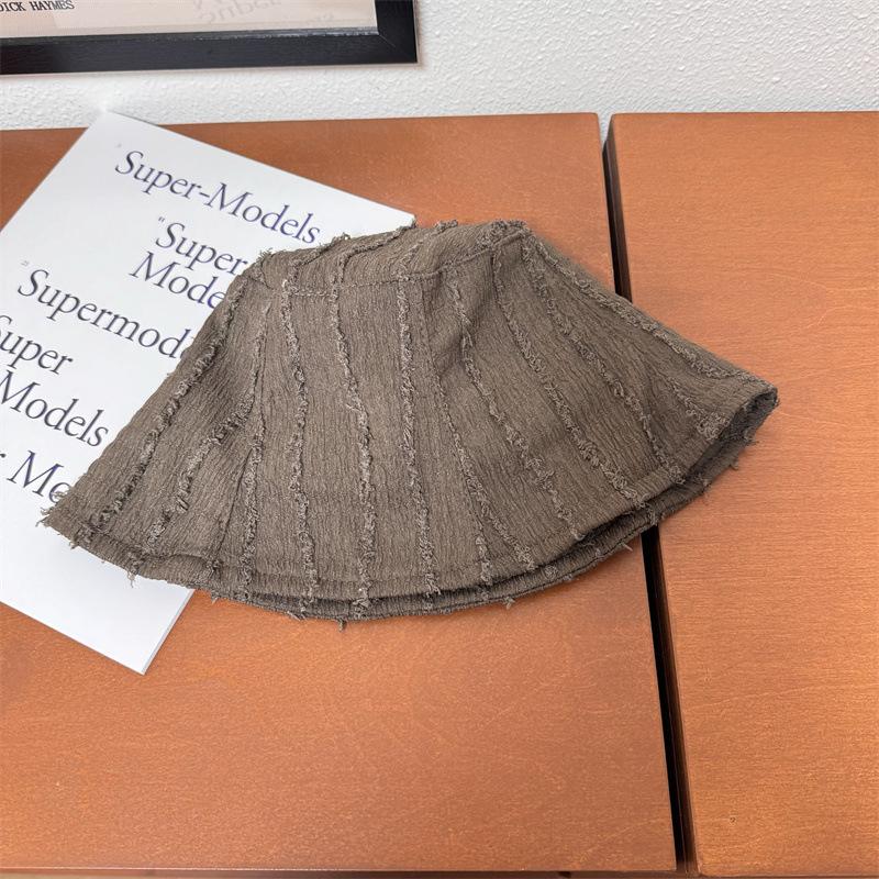 Hat Style Versatile Minimalist Solid Color Womens No Brim Hatscaps Fishermans