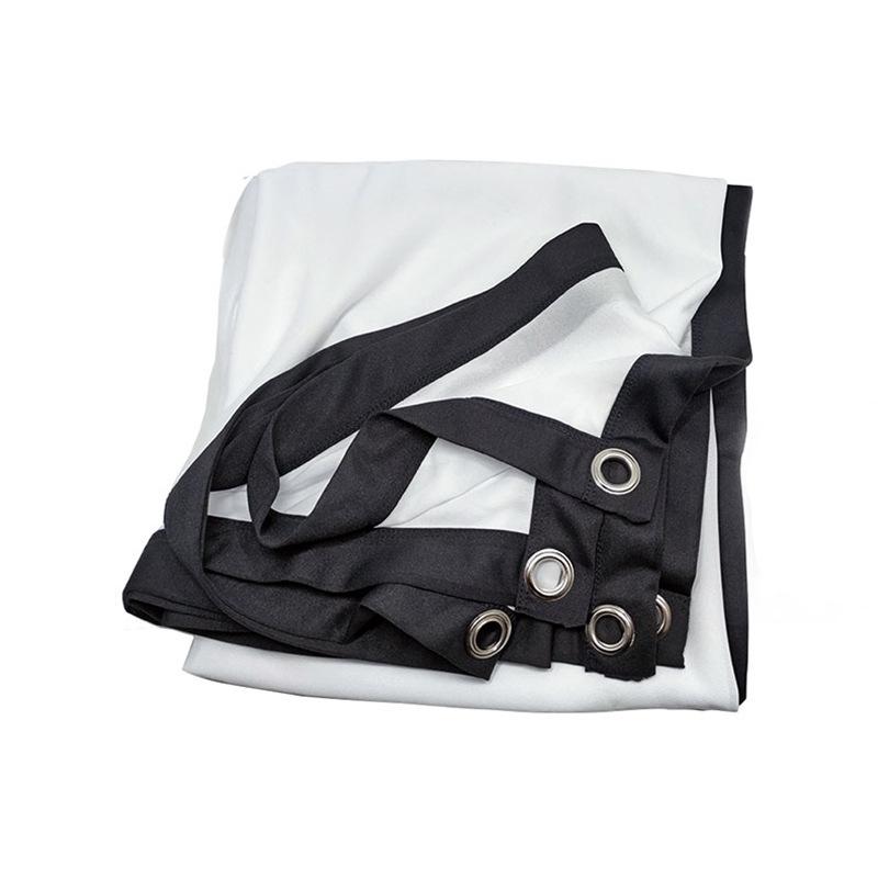 Tela de Projeção Portátil HD de Poliéster Dobrável de 100/120 polegadas para Uso Externo