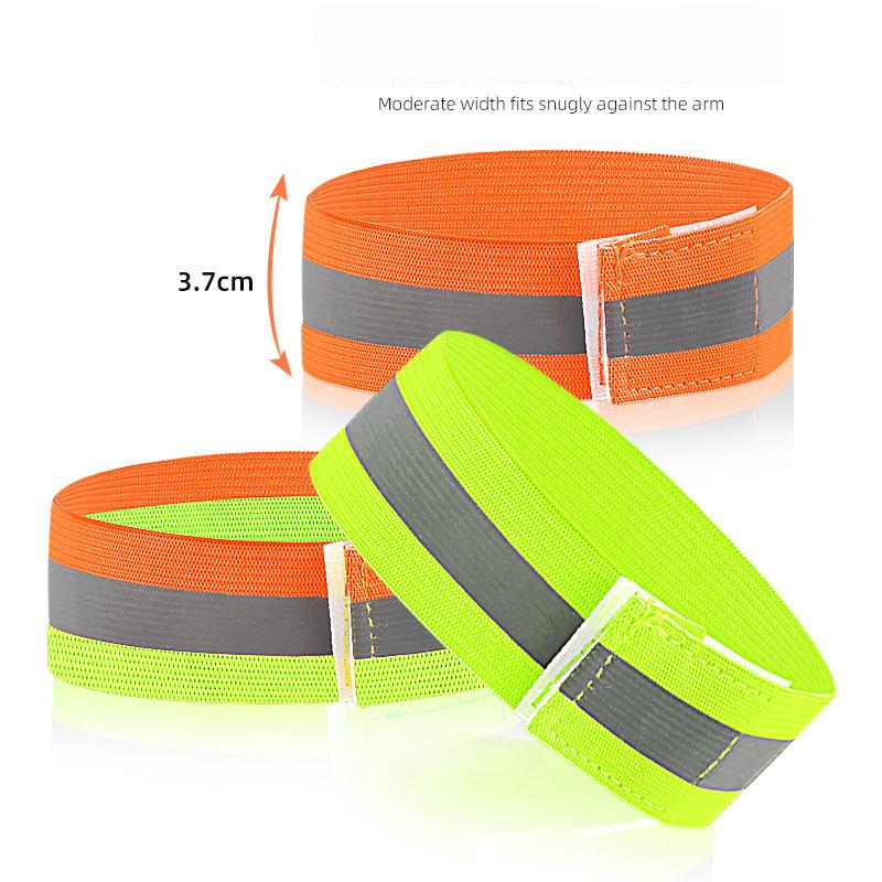Fahrradfahren Nachtlaufen Highlight Reflektierend Elastisches Handgelenkschutzband Nacht Armband Warnung Einzelnes Armband