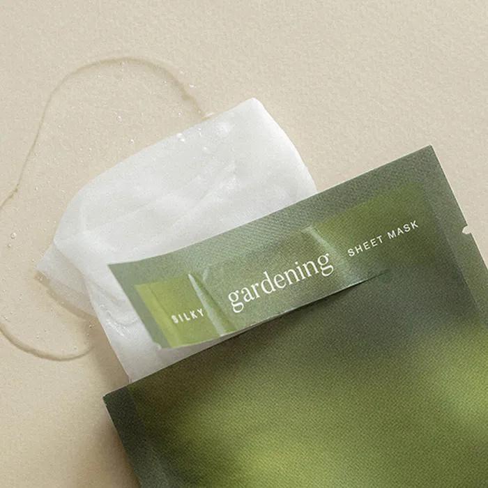 Gardening Smooth Soft Mildly Acidic Vegan Mask Pack 10 Sheets