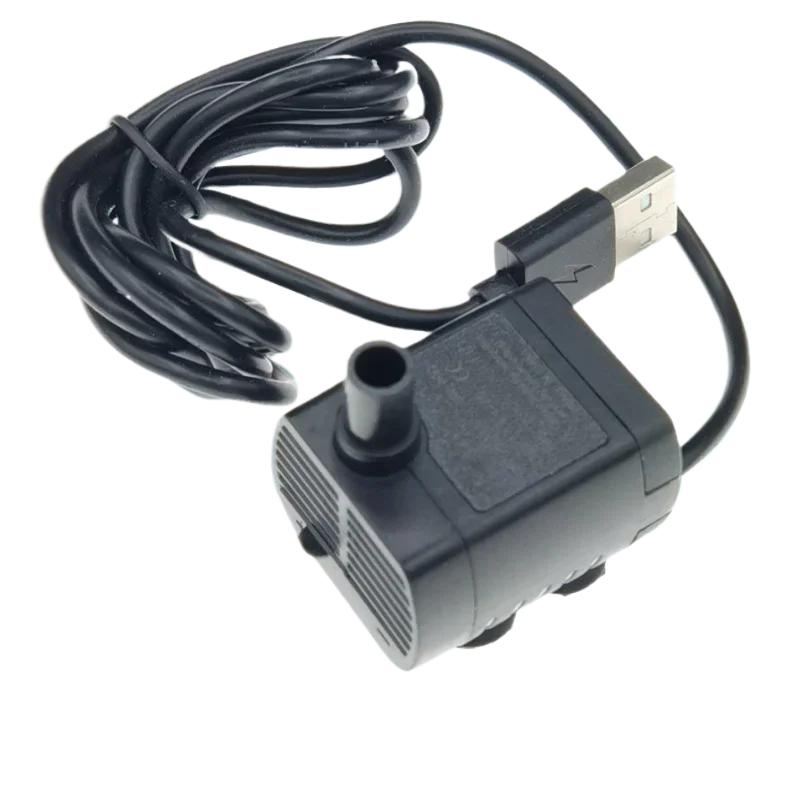 

5V Mini Submersible Water Pump USB DC Micro Pump, Quiet Low Power Small Pump for Fish Tank Fountain Hydroponics Craft DIY
