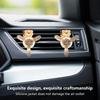 Car Aromatherapy Car Vent Diffusers For Oils Long-Lasting Automatic Bear Pilot Shape Decorations For Auto Interior Women Men