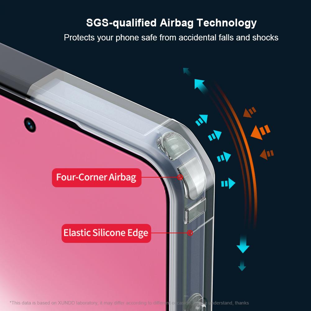 XUNDD Για Oppo A5x 5G/4G Θήκη Αντικραδασμική TPU+Ακρυλικό Διάφανο Πίσω Κάλυμμα Τηλεφώνου