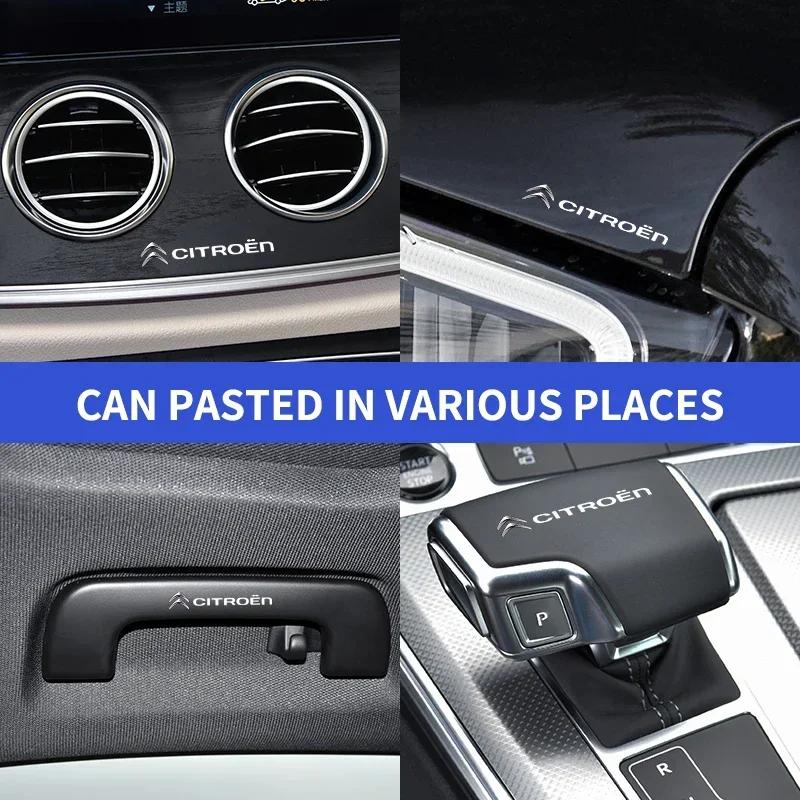 Univerzální 3D kovová slitina Auto Motocykl Znak Nálepka Dekorace pro Citroen VTS Grand Picasso C1 C3 C4 C5 C6 C8 C4L Aircross