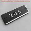 Acrylic Modern Door Plate Shop Sign Customize House Number For Home Office Flats Restaurant Hotel Cafe Bar Home Decor Plate