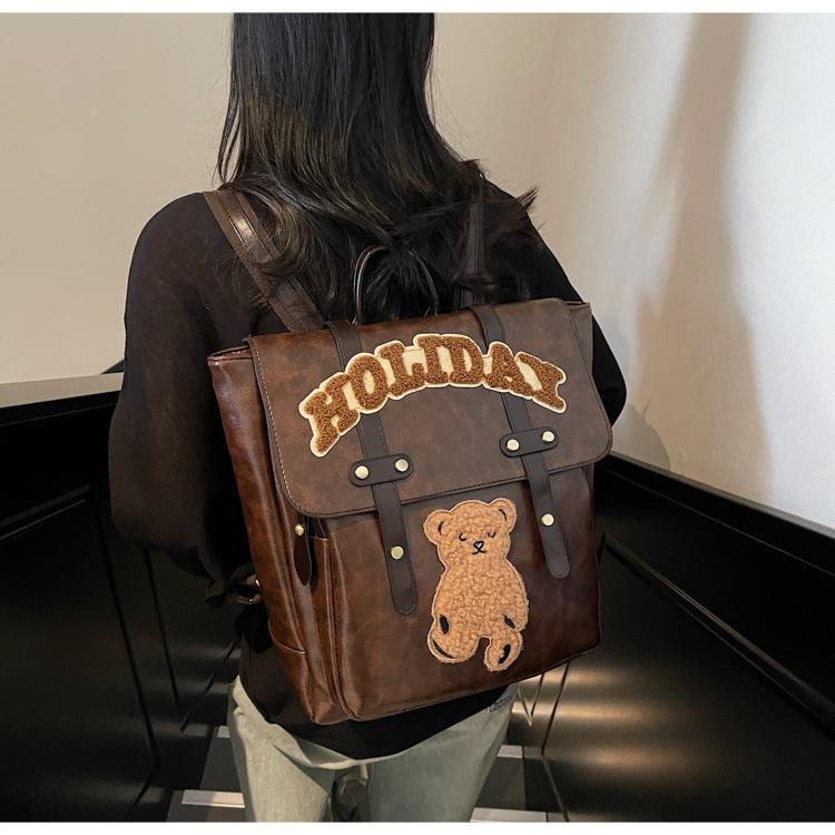 Vintage Backpack Commuter Backpack Student School Bag