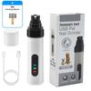 Electric Pet Nail Grinder Super Quiet USB Silent Pro Nail Grinder Safety with Replacement Grinding Heads Pet Nail Trimmer