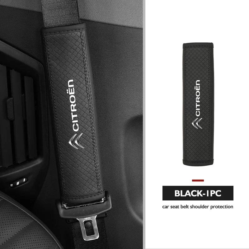 

Leather Car Seat Belt Protector Pad Shoulder Strap Cover For Citroen Grand Berlingo Jumper Celysee Xsara Picasso Aircross