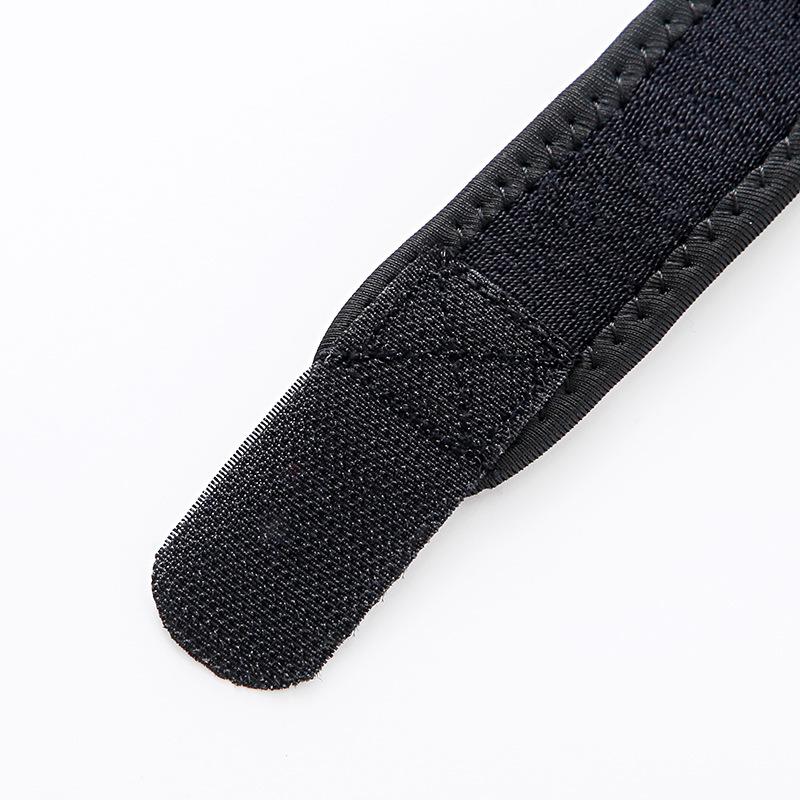 Unisex Verstellbare Eva Weichpolster Knieschlaufe Patellasehnen-Schutz Kompressionsbandage für Laufen Radfahren Fitnessstudio Sport Knieunterstützung