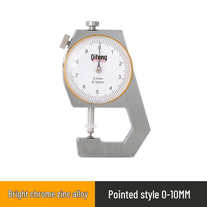 High-Precision 0.001 Micrometer Digital Thickness Gauge with Flat and Curved Tips
