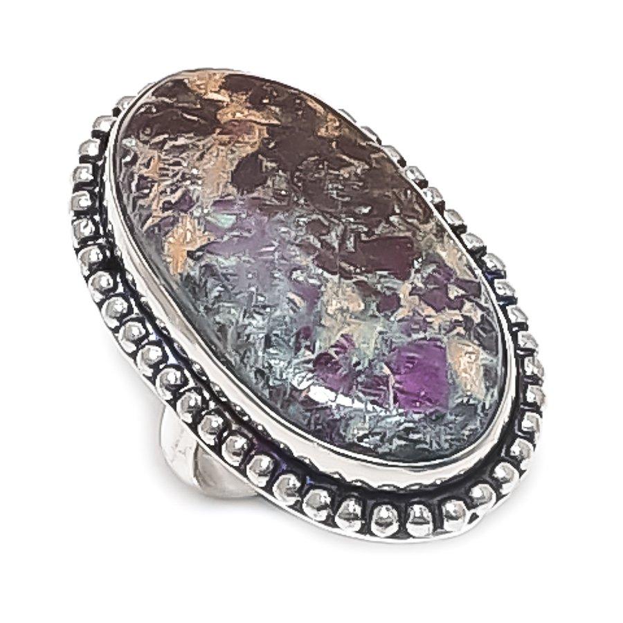 

Натуральный рубин фуксит драгоценный камень 925 стерлинговое серебро ювелирное кольцо размер 6 r1g55