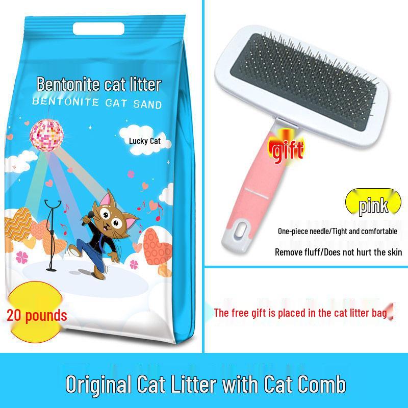 Lemon Deodorizing Bentonite Cat Litter - 1 Kg