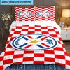 Paraguay's National Emblem 3PCS Bedding set,Ideal for 1pc Duvet Cover And 2pcs Pillowcases Perfect for Fan gift,Ideal for Bedroom, Dormitory